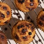 BANANA CHOCOLATE NIB MUFFINS
